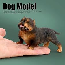 american bully pitbull dog figurine