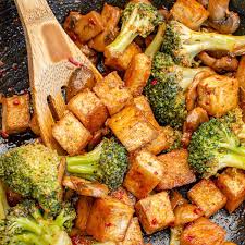easy broccoli tofu stir fry vegan