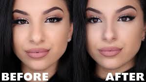 reshaping your nose with makeup