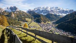 It is best known as a touristic skiing, rock climbing, and woodcarving area. Selva Val Gardena Dolomites Italy