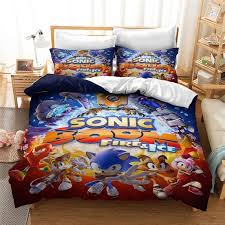 3d Cartoon Bedding Set Hedgehog Sonic