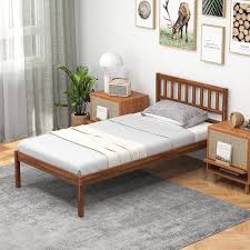 Twin Full Queen Size Wood Bed Frame