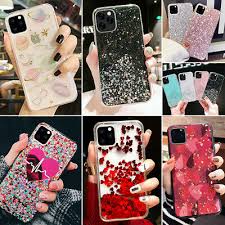 Iphone 12 | 12 pro silicone case with magsafe $49. For Iphone 12 Pro Max Mini 11 8 7 Xr Xs Bling Glitter Girls Case Quicksand Cover Ebay
