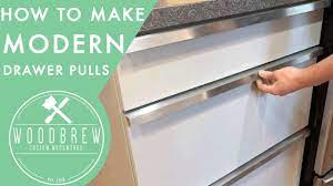 how to make modern drawer pulls