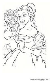 Mother s day coloring page hermione with magic stick pages hellokids com circle baroque framevictorian borderold stock vector 108984212 shutterstock harry potter printables in poudlard hand mirror. Belle Holding Magic Mirror Disney Princess C006 Coloring Pages Printable