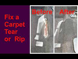 fix a carpet tear or rip you
