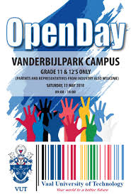 Vut Open Day Vanderbijlpark Campus Grade 11 12 Only