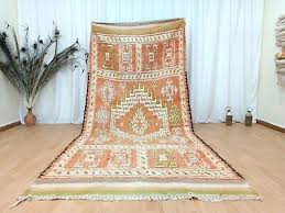 wool vine handmade moroccan rug boho
