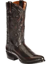 Dan Post Mignon Leather Cowboy Boots Medium Toe