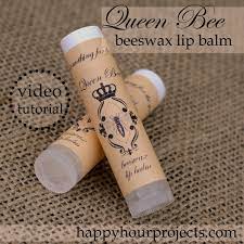 homemade beeswax lip balm free