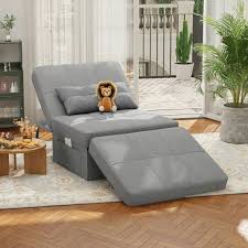 aiho sofa bed fold counch bed for dorm apartment living room dark gray