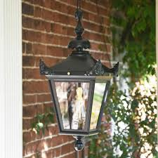 Black Victorian Outdoor Hanging Lantern