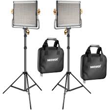 Neewer Bi Color 480 Led 2 Light Kit With Stands 90090644 B H