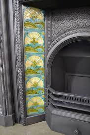 Art Nouveau Fireplace Tile Set An001