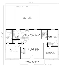 House Plan 62386 Ranch Style With