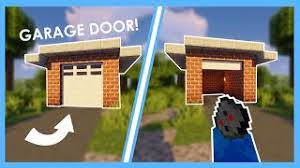 minecraft garage door mod