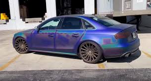 This Color Shifting Audi A4 Is Like A