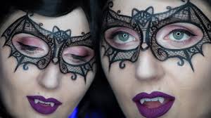 lace bat mask using makeup easy