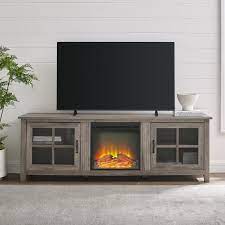 Door Tv Stand With Electric Fireplace