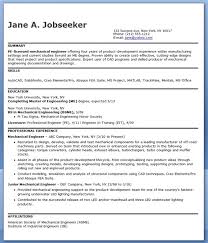 Downloadable Resume Format For Mechanical Engineer