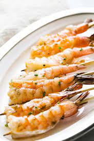 grilled garlic shrimp skewers recipe