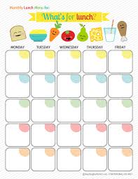 30 Family Meal Planning Templates Weekly Monthly Budget School