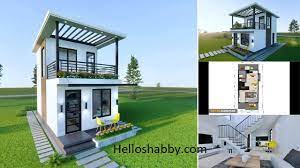 2 y house design with balcony