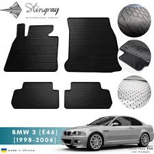 for bmw 3 Е46 1998 2006 floor mats