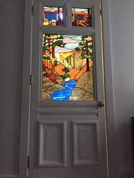 d 17 stained glass door panels