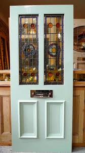 victorian style 2 panel stained glass