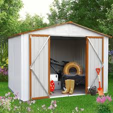 outdoor utility storage tool shed kit