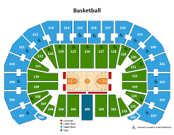 Seating Charts Events Tickets Intrust Bank Arena