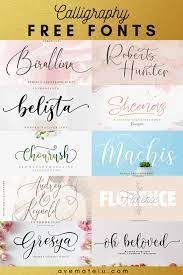 Download free calligraphy fonts at urbanfonts.com our site carries over 30,000 pc fonts and mac fonts. 10 New Free Beautiful Calligraphy Fonts Part 4 Ave Mateiu