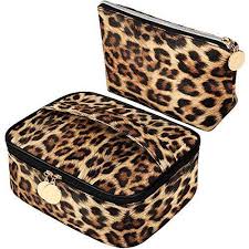 cheetah makeup bag leopard brush bag