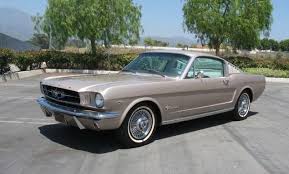 chagne beige 1965 ford mustang