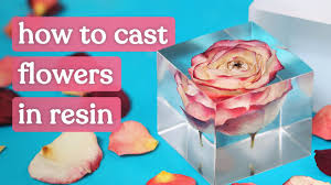 dry and preserve flowers in epoxy resin