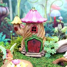 Twisted Stump Fairy House With Working