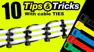 tips tricks with a sle cable ties