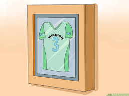 how to frame a jersey 8 steps with