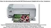 It contains the wireless print drivers as well as hp printer assistant software for scanning and other printer management. How To Install Hp Photosmart C4585 Printer Wirelessly Wi Fi Set Up Guide Youtube