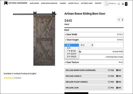 What type of wood do you use to make a barn door? How To Order A Barn Door Artisan Hardware
