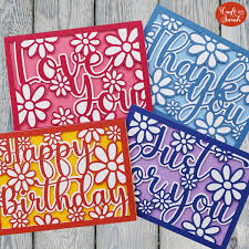 how to make 3d layered greetings cards