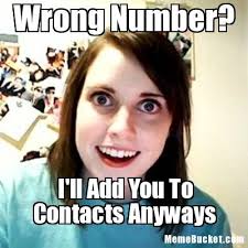 Wrong Number? - Create Your Own Meme via Relatably.com