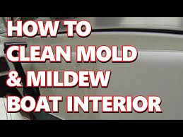 clean mold mildew from vinyl boat seats