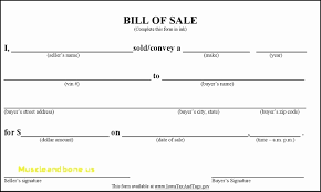 Trailer Bill Of Sale Florida Fresh Printable Bill Sale Ahlfrl Com