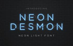 23 luminous neon sign fonts to light up