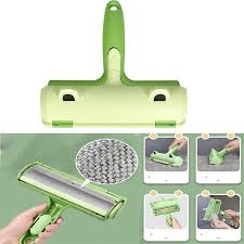 a frog pet hair remover brush cat dog