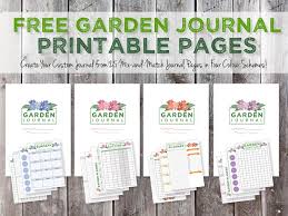 Garden Journal Template