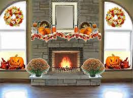 Cozy Autumn Fireplace Mantle Ideas