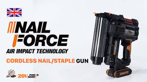 worx wx840 20v 18 gauge nail staple gun